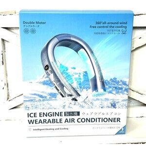 Ice Engine Wearable Air Conditioner Neck Cooling Heating Device Fan 1288Rck